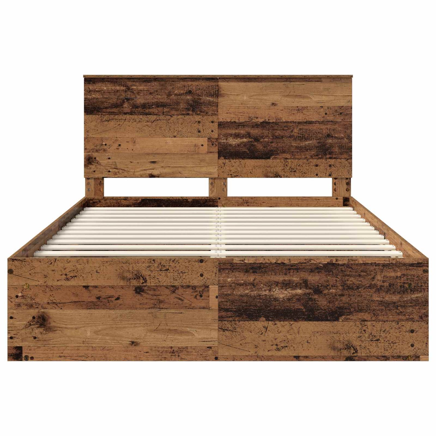 Struttura del letto Legno vecchio 150 x 200 cm Pino massello | homemem39