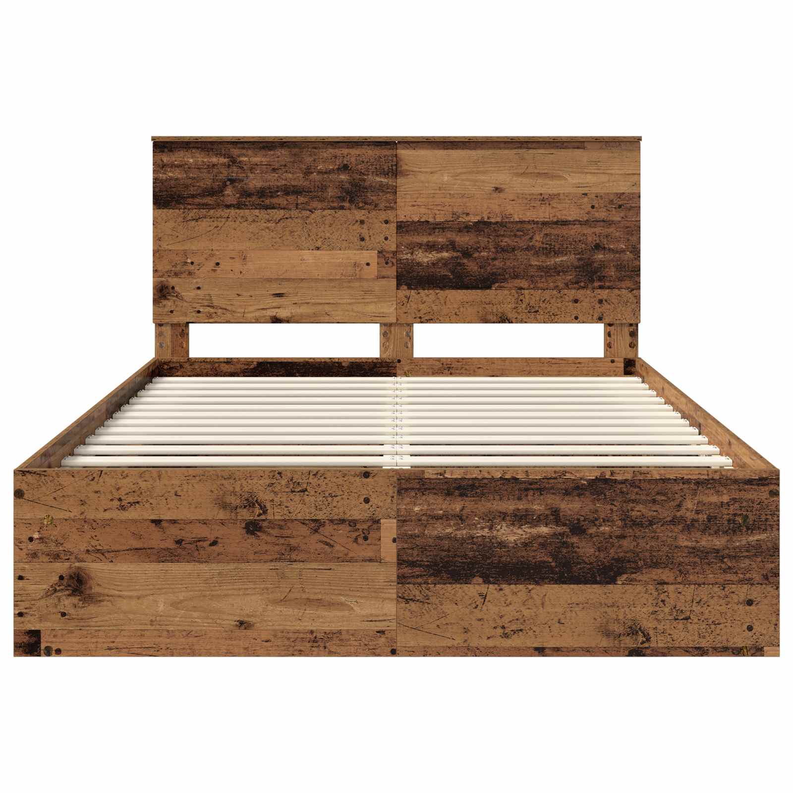 Struttura del letto Legno vecchio 150 x 200 cm Pino massello | homemem39