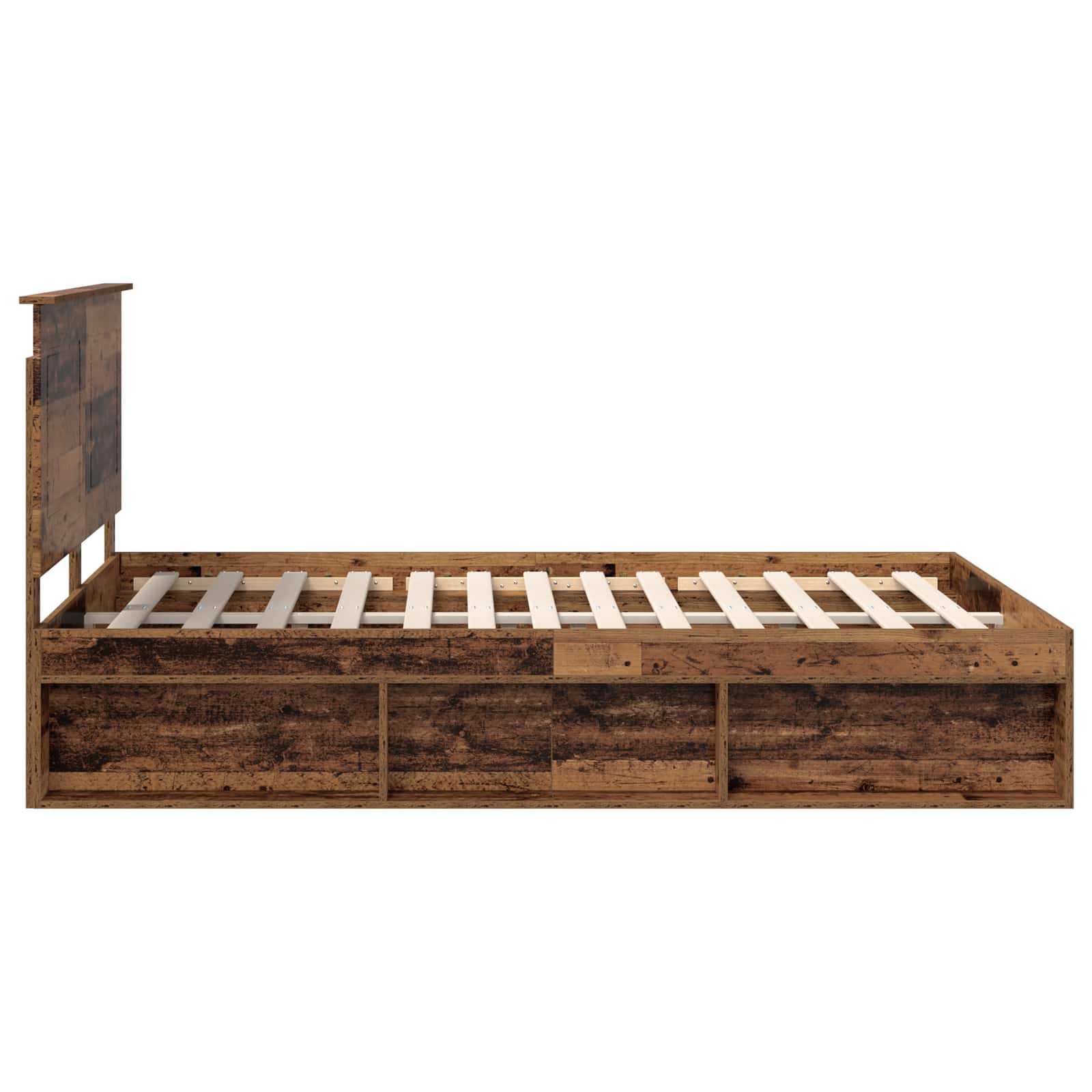 Struttura del letto Legno vecchio 150 x 200 cm Pino massello | homemem39