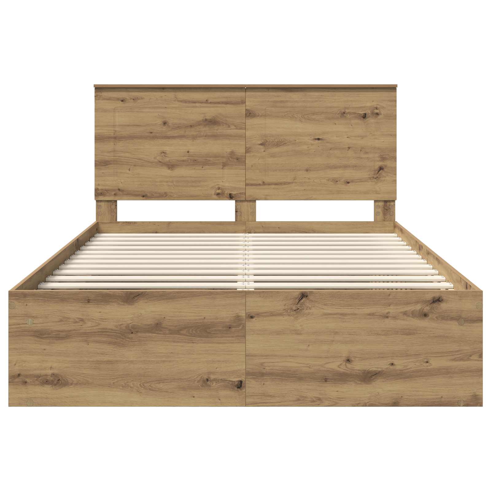 Struttura del letto Rovere Artigianale 140 x 190 cm | homemem39