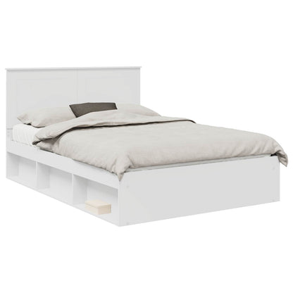 Struttura del letto Bianco 140 x 200 cm Pino massello | homemem39