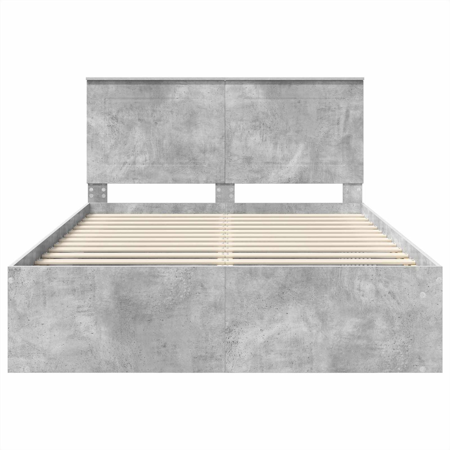Struttura del letto Calcestruzzo 140 x 200 cm Pino massello | homemem39