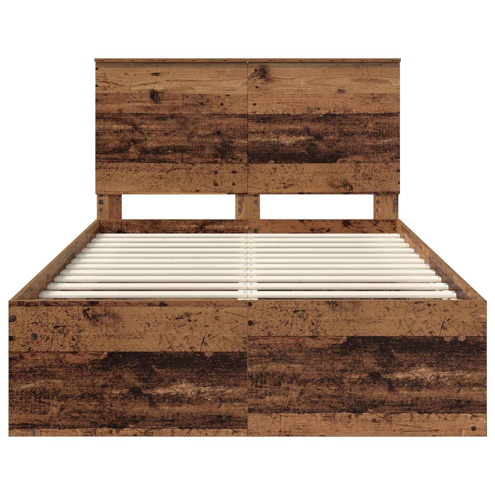 Struttura del letto Legno vecchio 135 x 190 cm Pino massello | homemem39