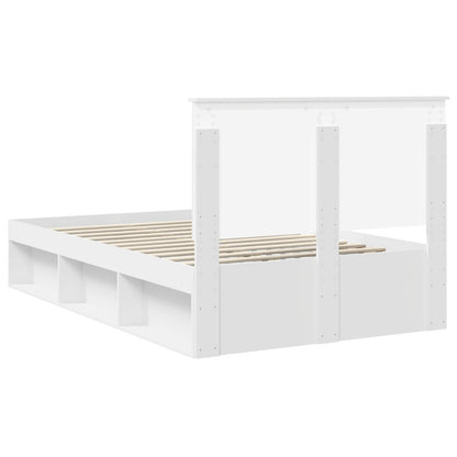 Struttura del letto Bianco 120 x 190 cm Pino massello | homemem39