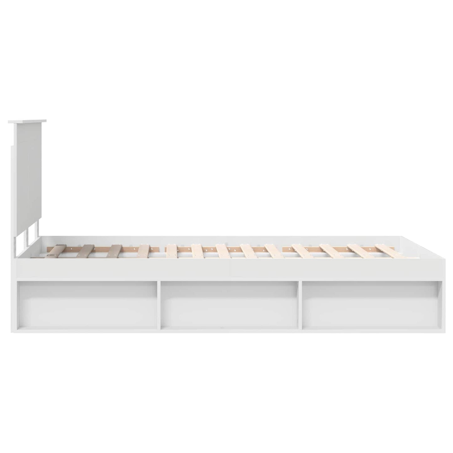 Struttura del letto Bianco 120 x 190 cm Pino massello | homemem39
