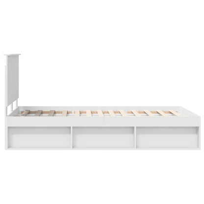 Struttura del letto Bianco 120 x 190 cm Pino massello | homemem39
