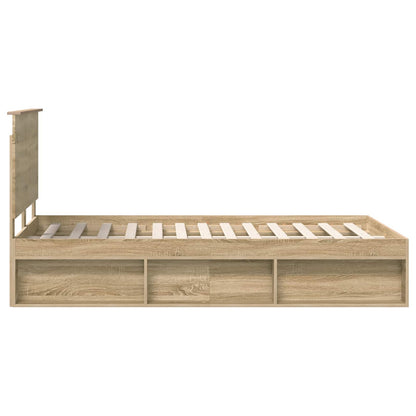 Struttura del letto Sonoma 120 x 190 cm Pino massello | homemem39