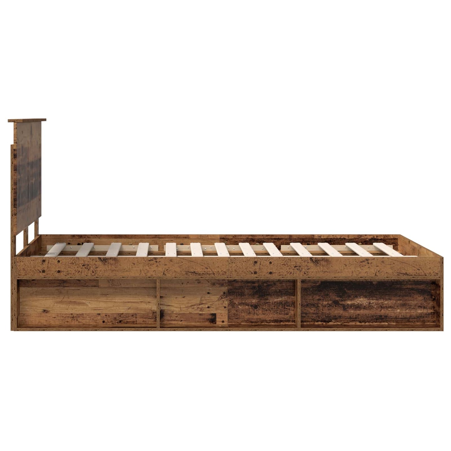 Struttura del letto Legno vecchio 120 x 190 cm Pino massello | homemem39