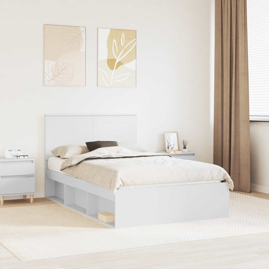 Struttura del letto Bianco 120 x 200 cm Pino massello | homemem39