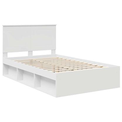 Struttura del letto Bianco 120 x 200 cm Pino massello | homemem39