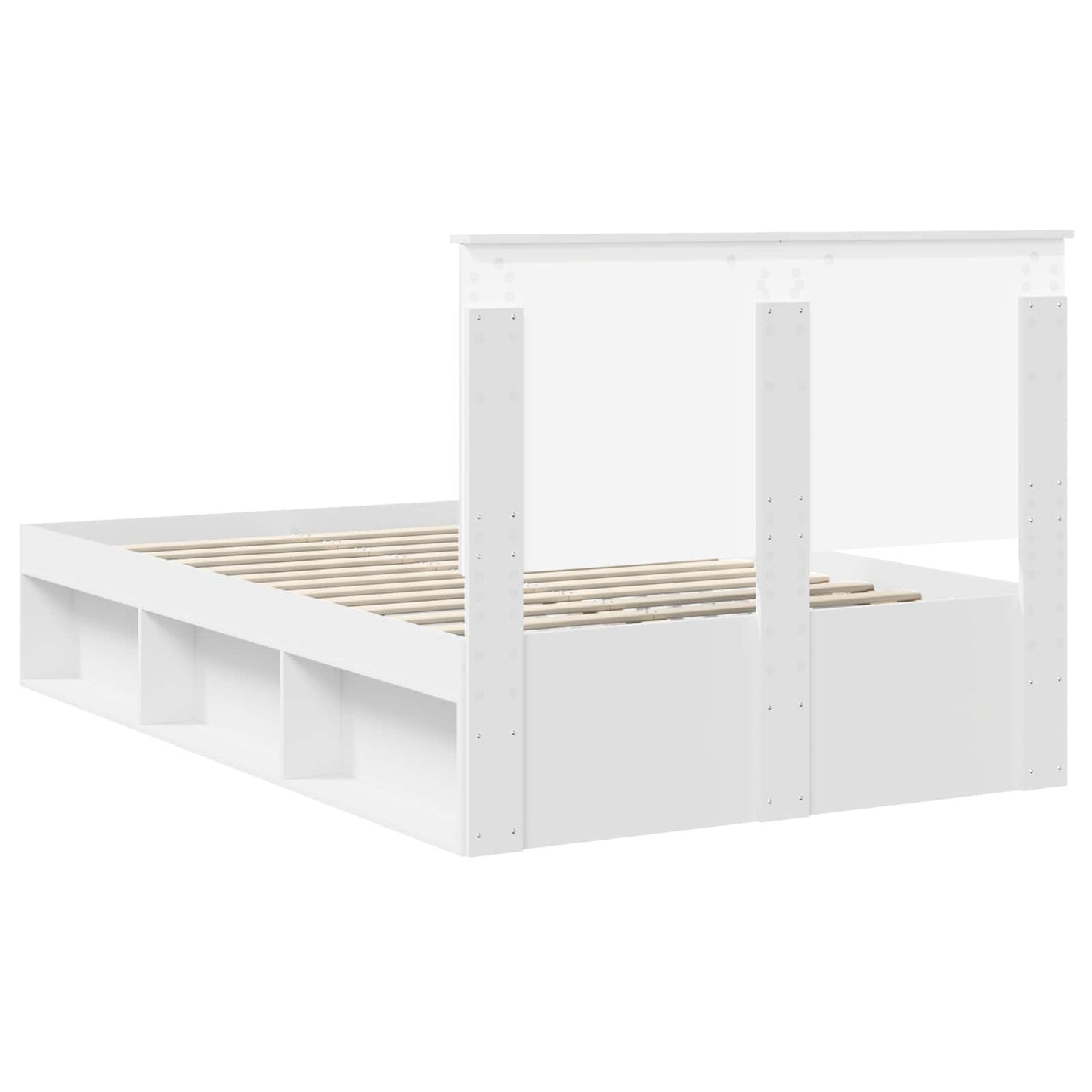 Struttura del letto Bianco 120 x 200 cm Pino massello | homemem39