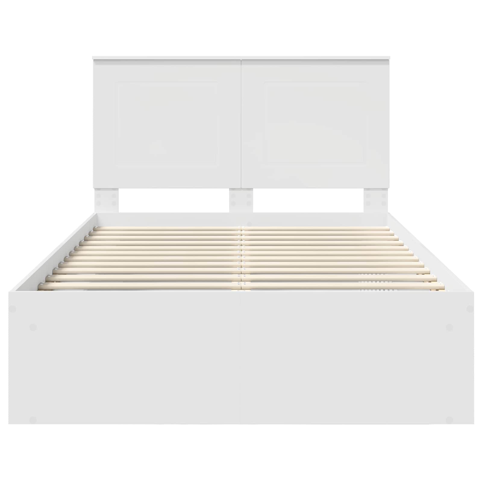 Struttura del letto Bianco 120 x 200 cm Pino massello | homemem39