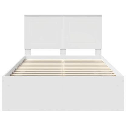 Struttura del letto Bianco 120 x 200 cm Pino massello | homemem39