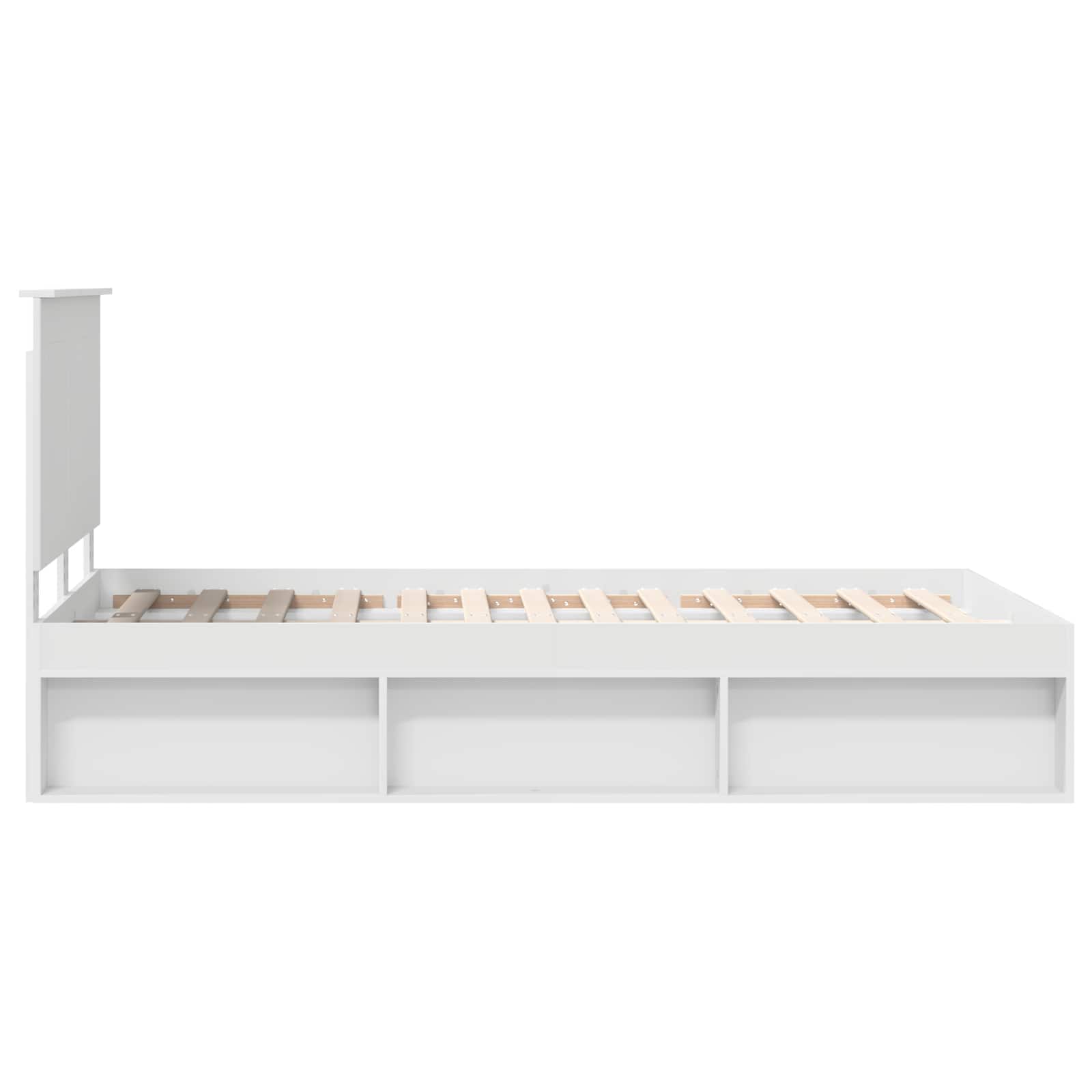 Struttura del letto Bianco 120 x 200 cm Pino massello | homemem39