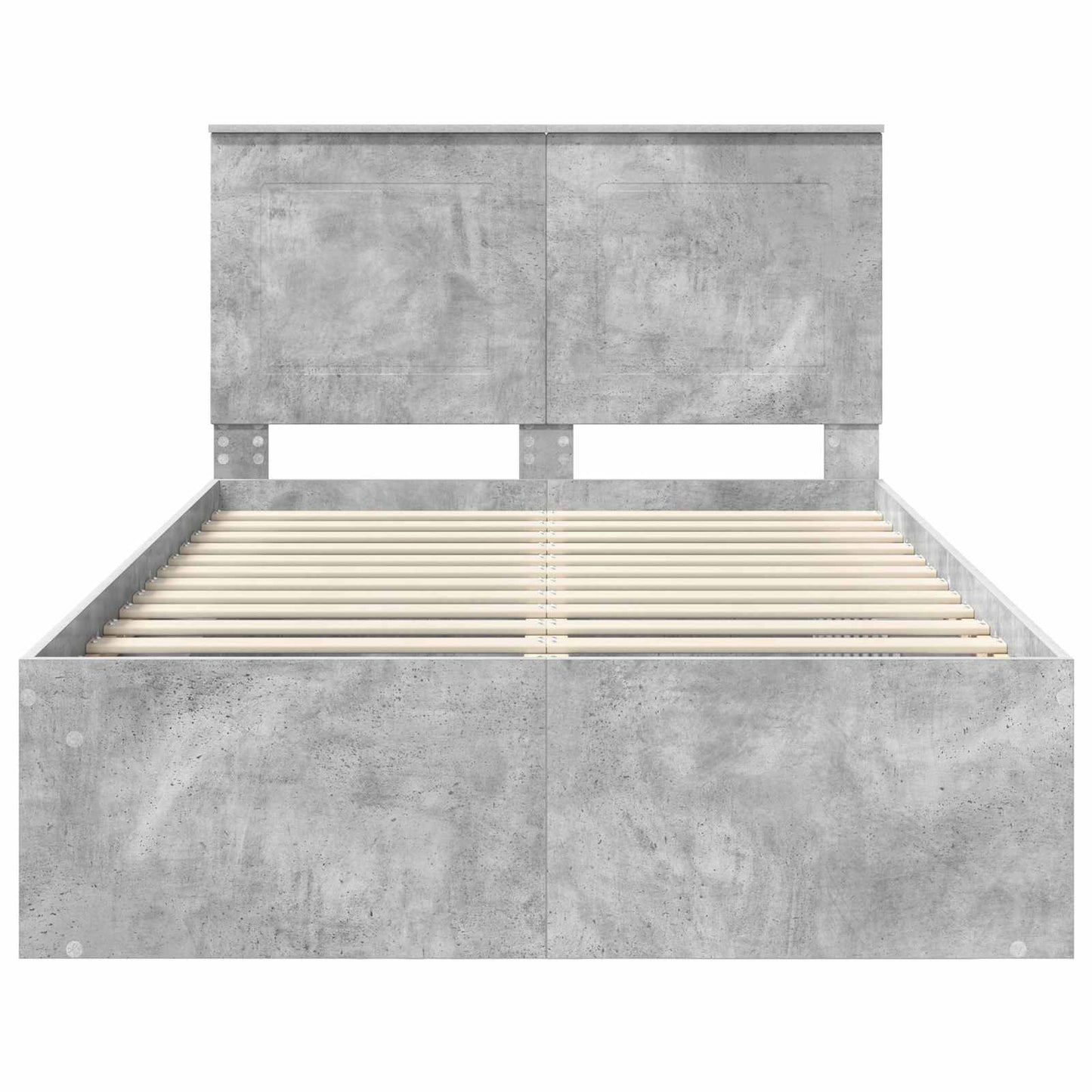 Struttura del letto Calcestruzzo 120 x 200 cm Pino massello | homemem39