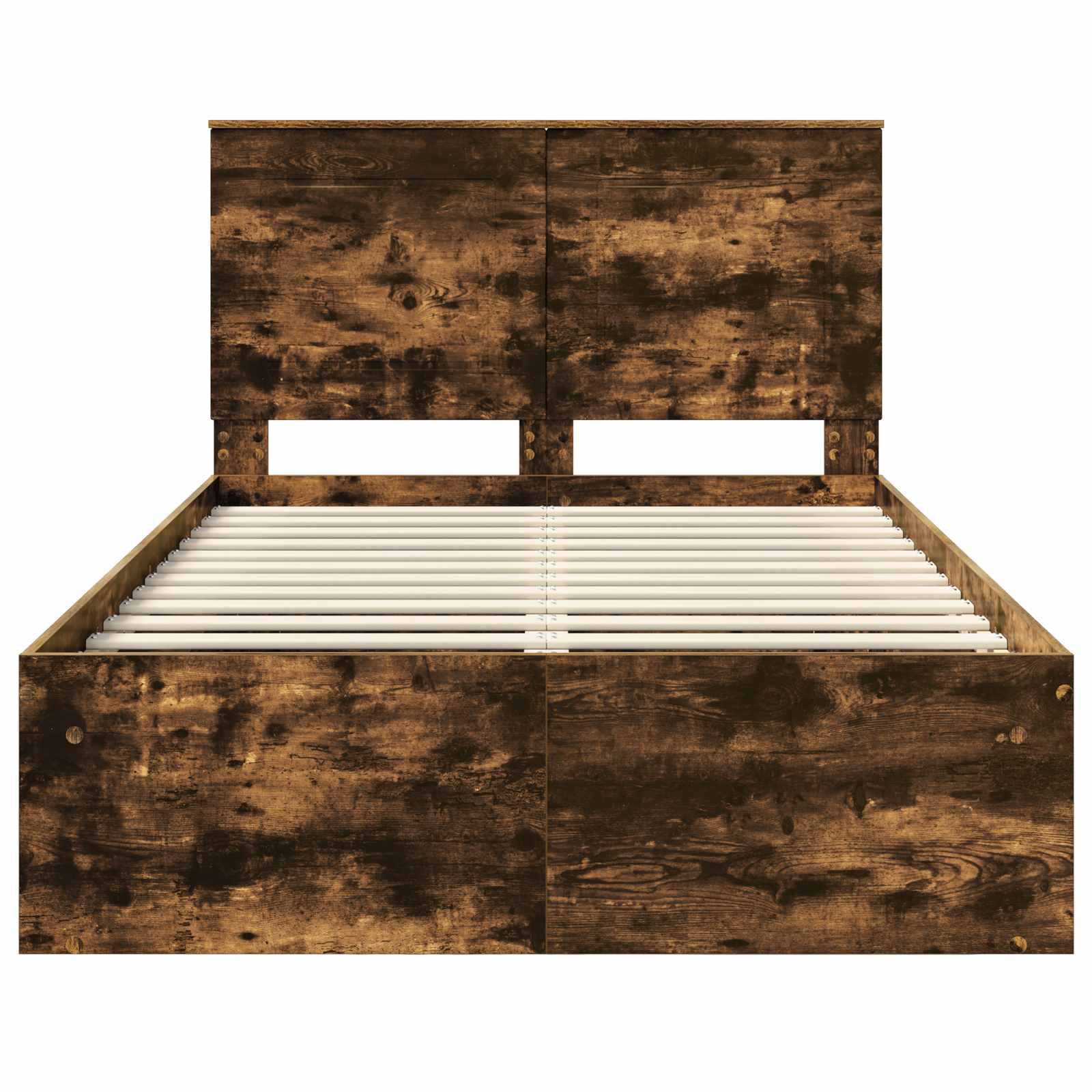 Struttura del letto Rovere fumé 120 x 200 cm Pino massello | homemem39