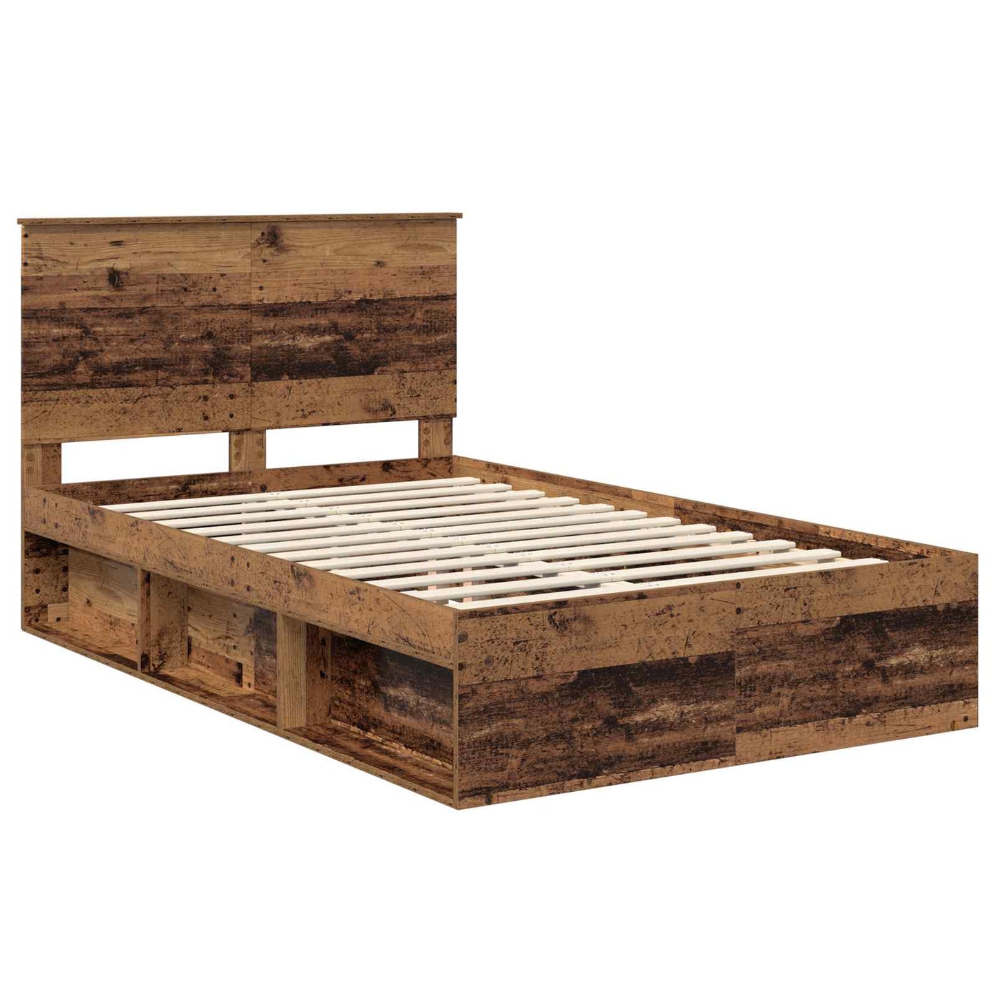 Struttura del letto Legno vecchio 120 x 200 cm Pino massello | homemem39