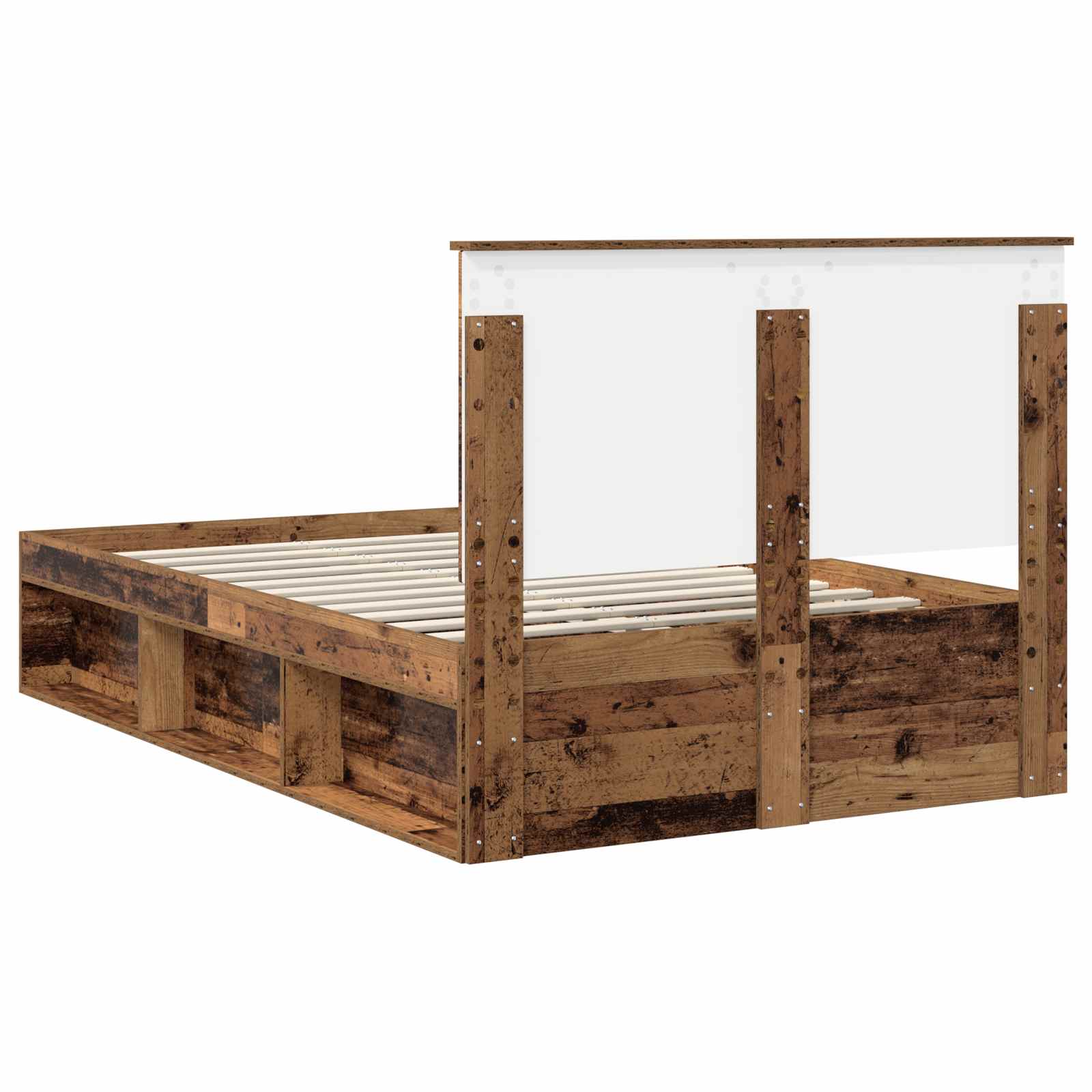 Struttura del letto Legno vecchio 120 x 200 cm Pino massello | homemem39