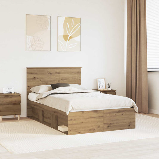 Struttura del letto Rovere Artigianale 120 x 200 cm | homemem39