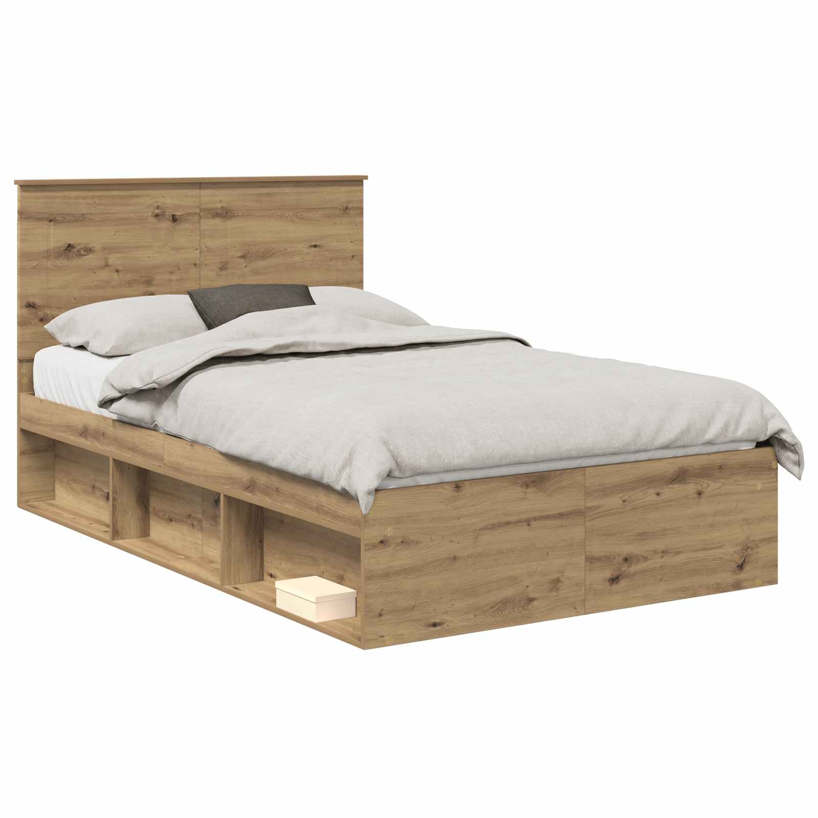 Struttura del letto Rovere Artigianale 120 x 200 cm | homemem39