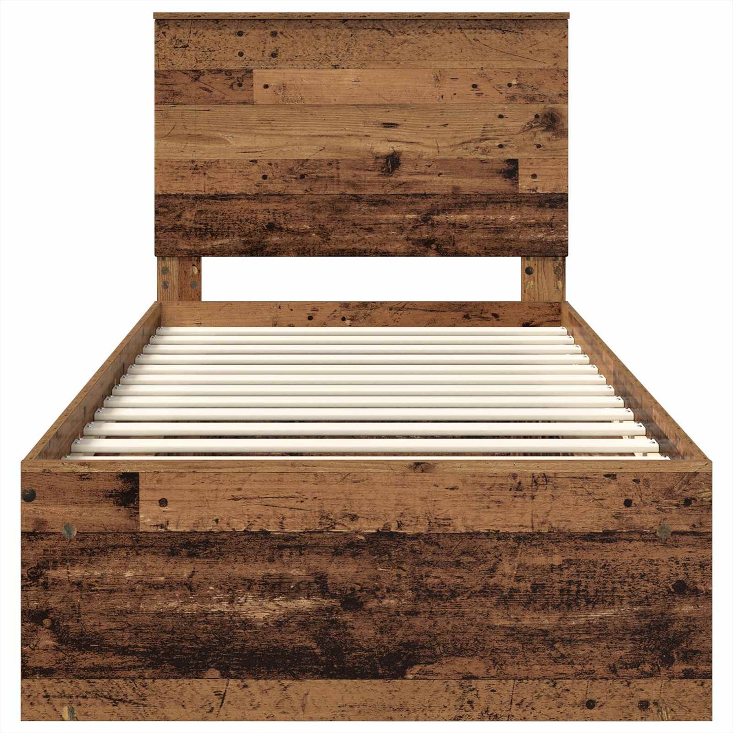 Struttura del letto Legno vecchio 100 x 200 cm Pino massello | homemem39