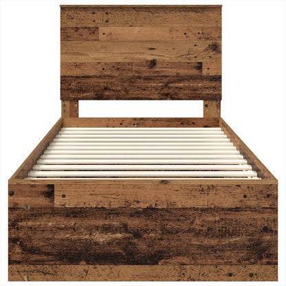 Struttura del letto Legno vecchio 100 x 200 cm Pino massello | homemem39
