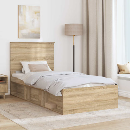 Struttura del letto Sonoma 90 x 190 cm Pino massello | homemem39