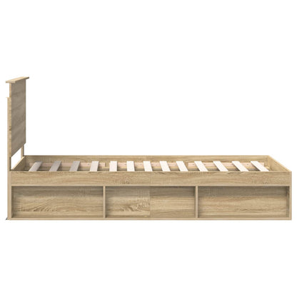 Struttura del letto Sonoma 90 x 190 cm Pino massello | homemem39