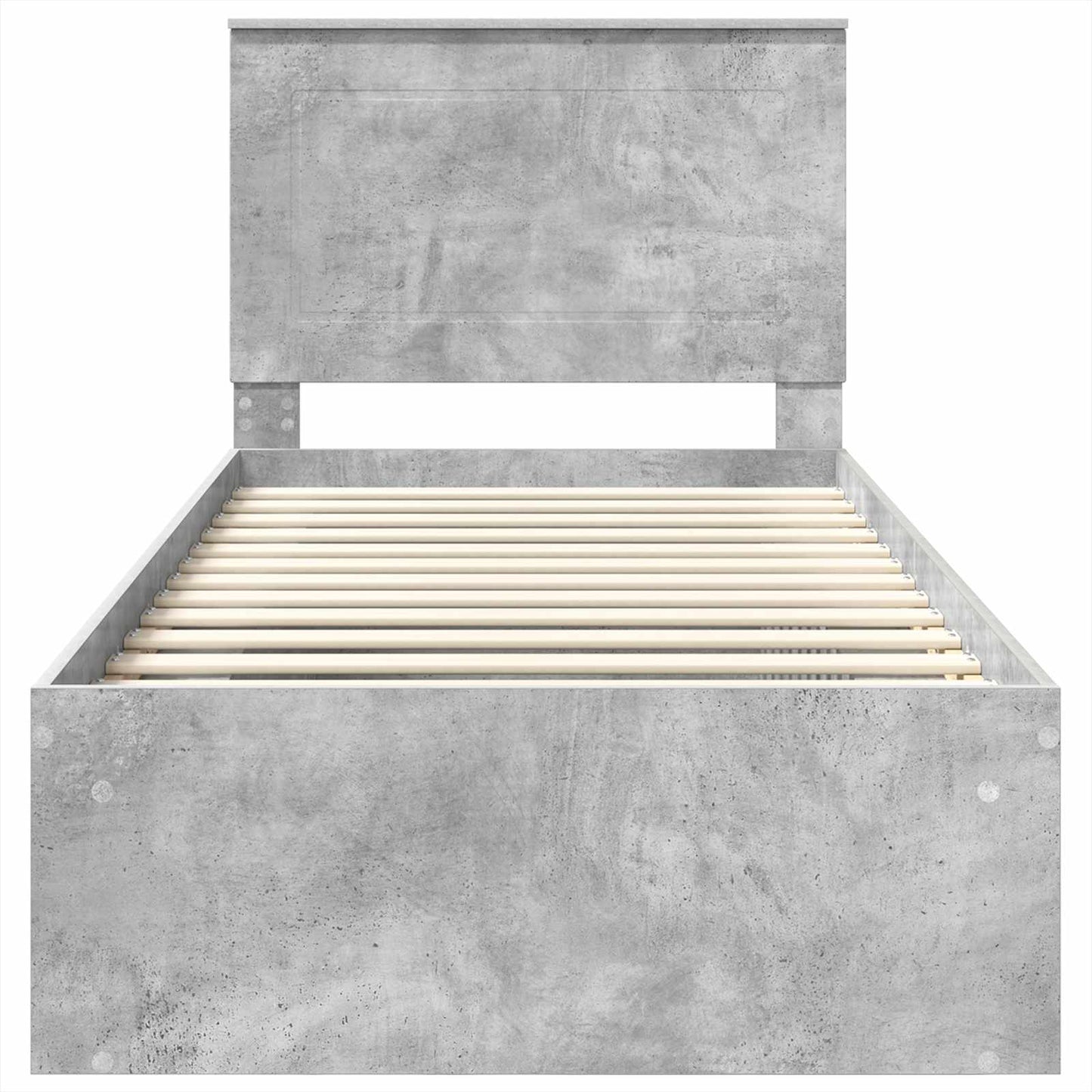 Struttura del letto Grigio Concretè 90 x 190 cm Pino massello | homemem39