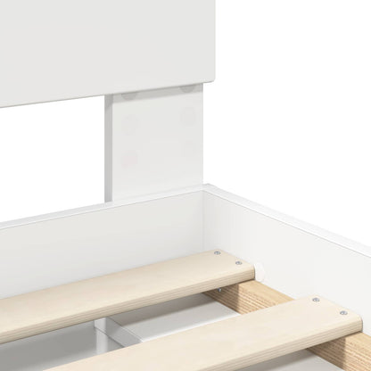 Struttura del letto Bianco 90 x 200 cm Pino massello | homemem39