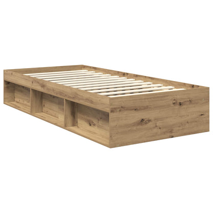 Struttura del letto con testiera Rovere Artigianale 90 x 200 cm | homemem39