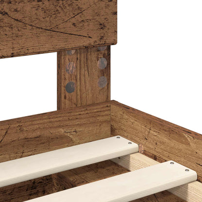 Struttura del letto Legno vecchio 75 x 190 cm Pino massello | homemem39