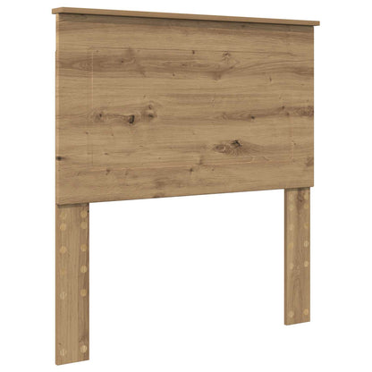 Struttura del letto con testiera Rovere Artigianale 75 x 190 cm | homemem39