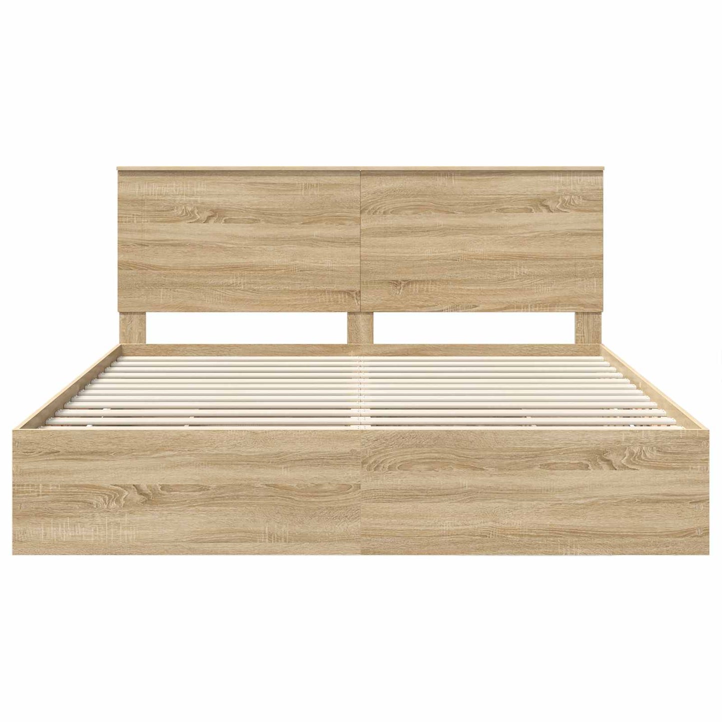 Struttura del letto con cassetto Rovere Sonoma 200 x 200 cm | homemem39