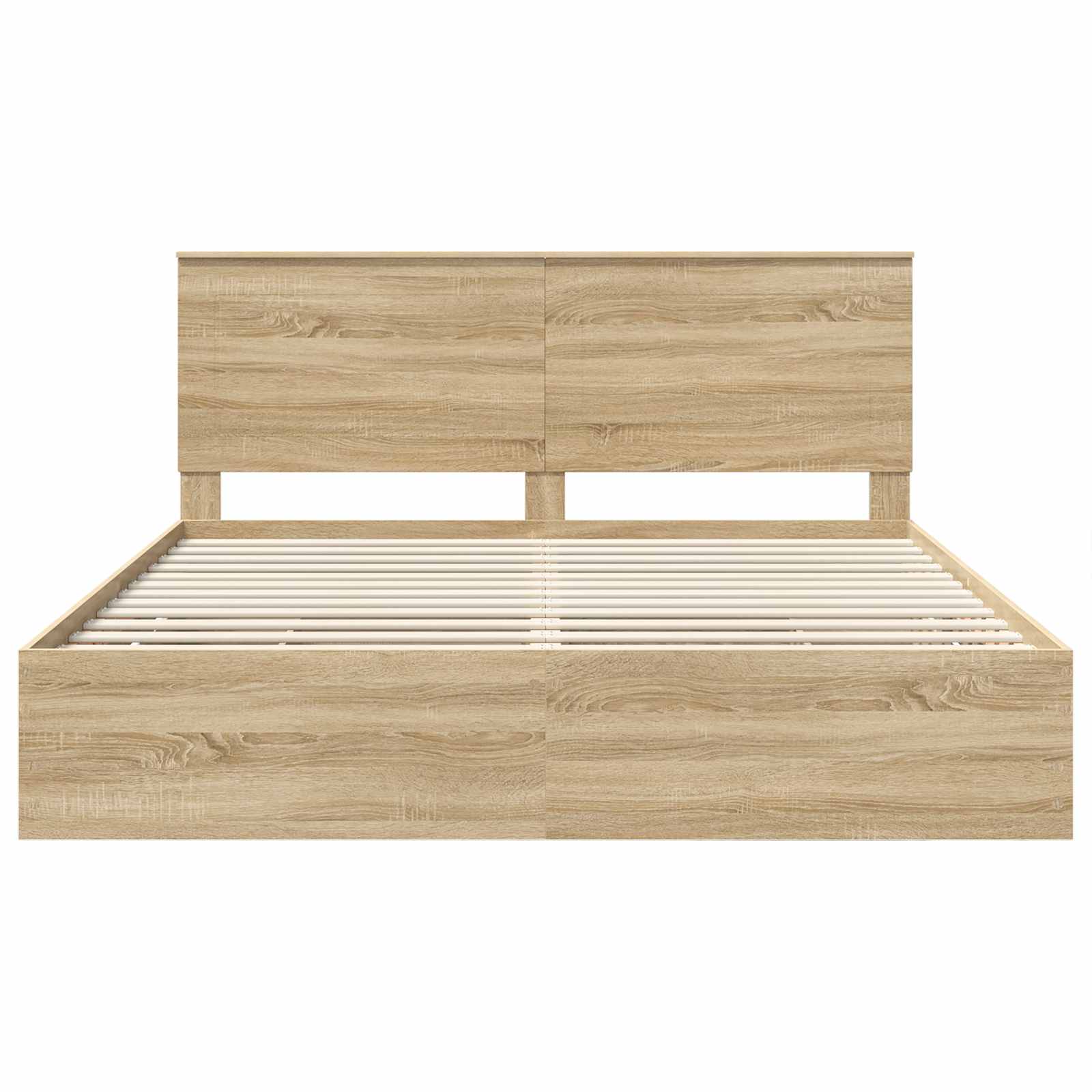 Struttura del letto con cassetto Rovere Sonoma 200 x 200 cm | homemem39