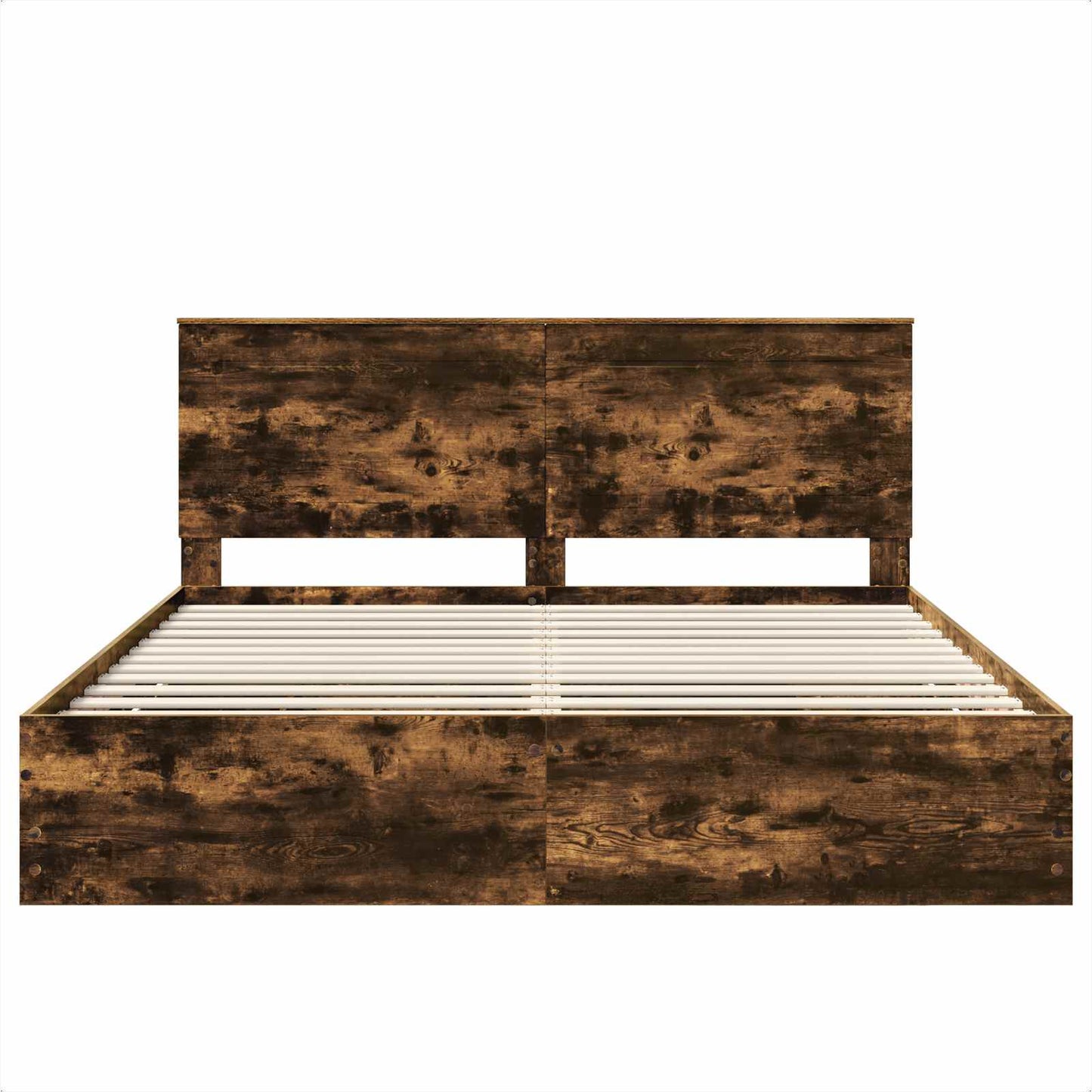 Struttura del letto con cassetto Rovere fumé 180 x 200 cm | homemem39