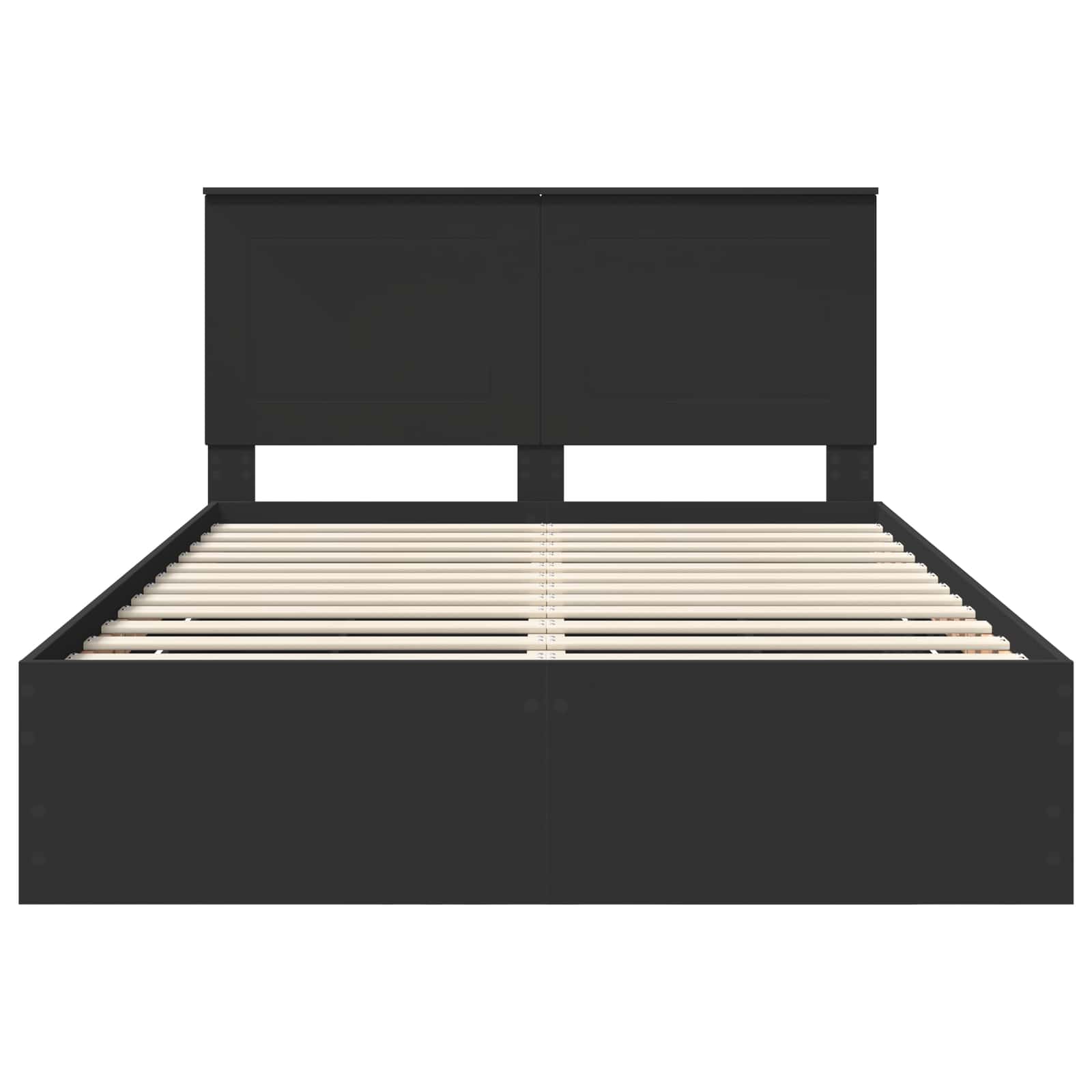 Struttura del letto Nero 140 x 200 cm Legno Ingegnerizzato | homemem39