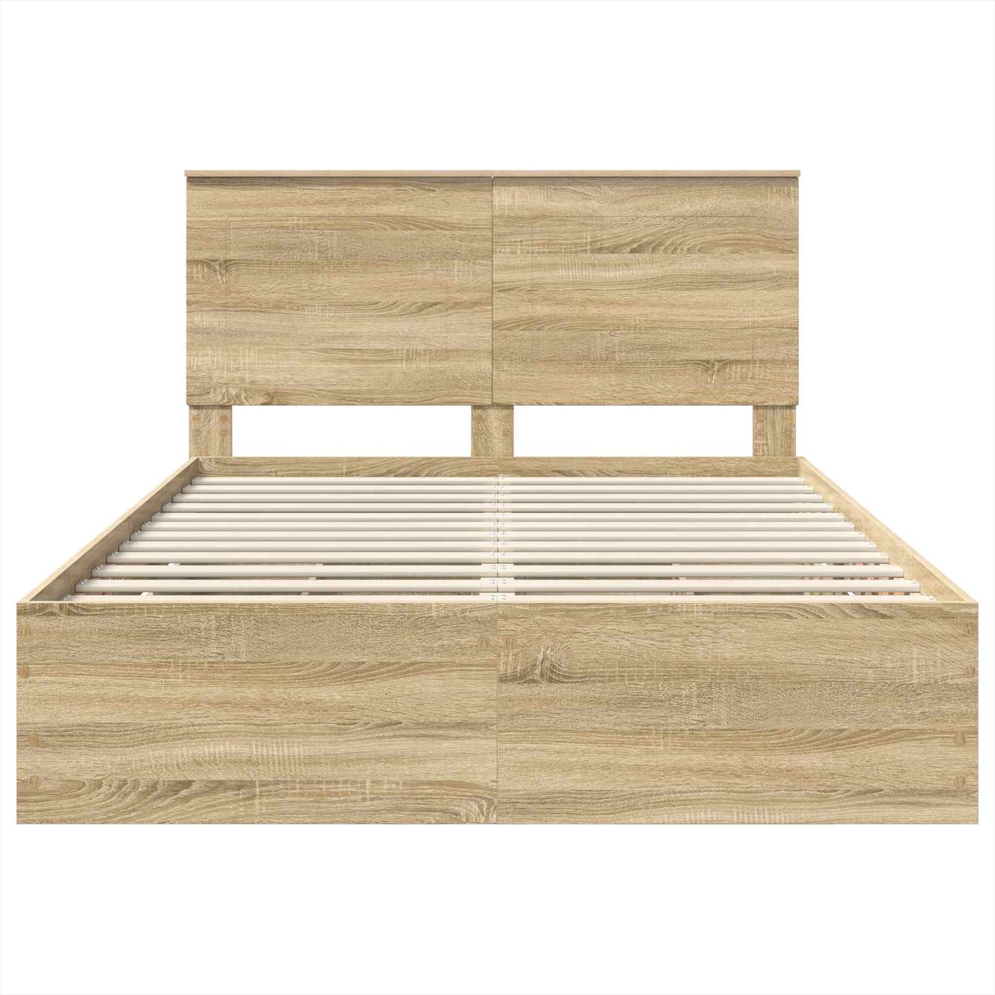Struttura del letto con cassetto Rovere Sonoma 140 x 200 cm