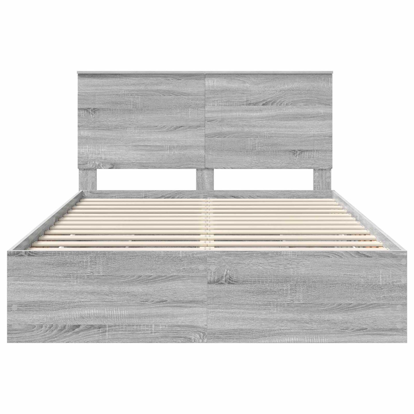 Struttura del letto con cassetto Grigio Sonoma 140 x 200 cm | homemem39