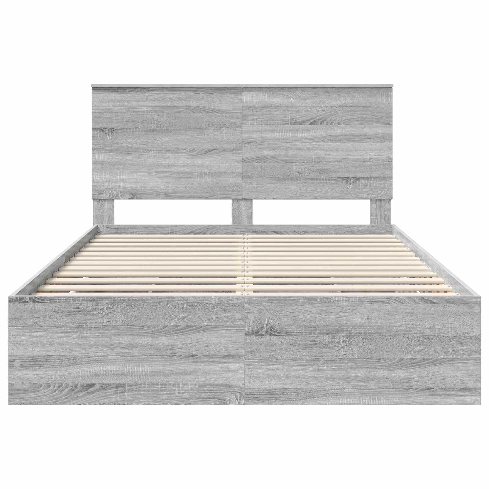 Struttura del letto con cassetto Grigio Sonoma 140 x 200 cm | homemem39