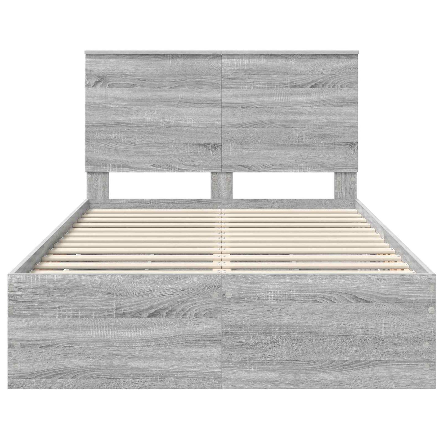 Struttura del letto con cassetto Grigio Sonoma 120 x 190 cm