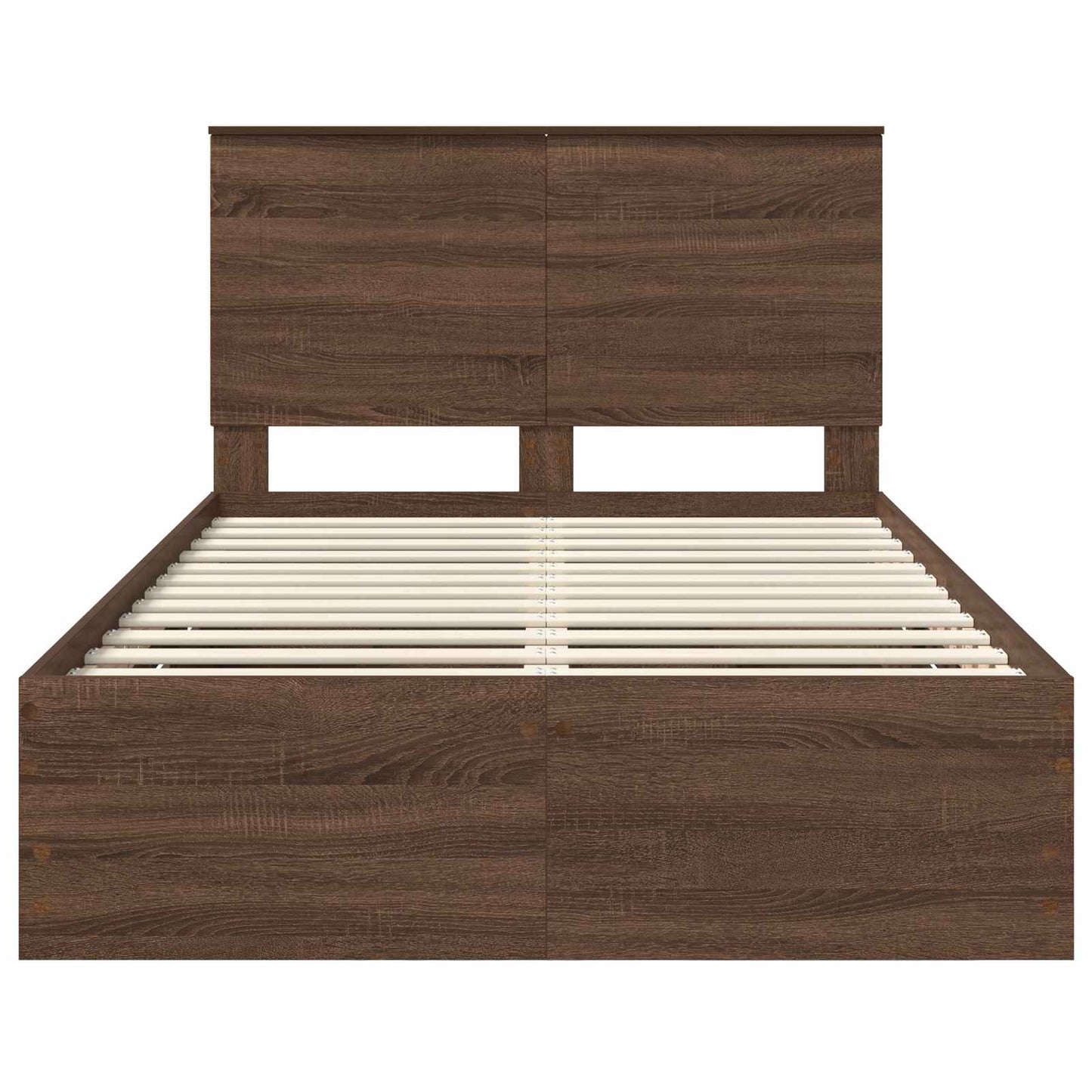 Struttura del letto con cassetto Rovere Marrone 120 x 190 cm