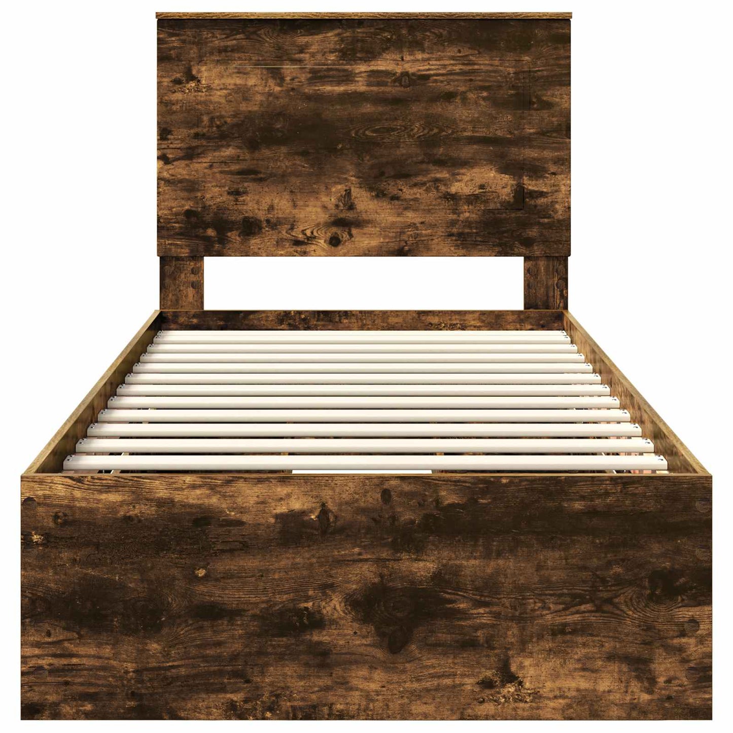 Struttura del letto con cassetto Rovere fumé 90 x 200 cm | homemem39