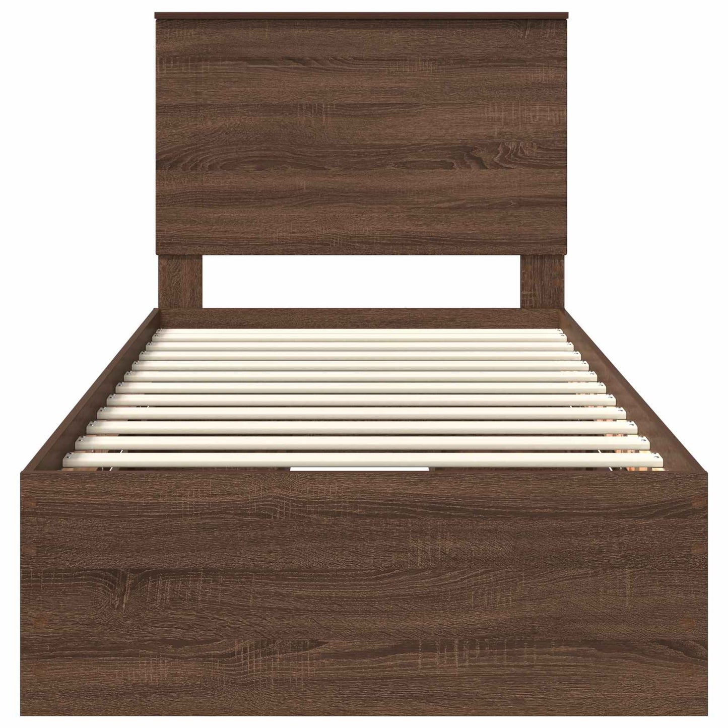 Struttura del letto con cassetto Rovere Marrone 90 x 200 cm | homemem39
