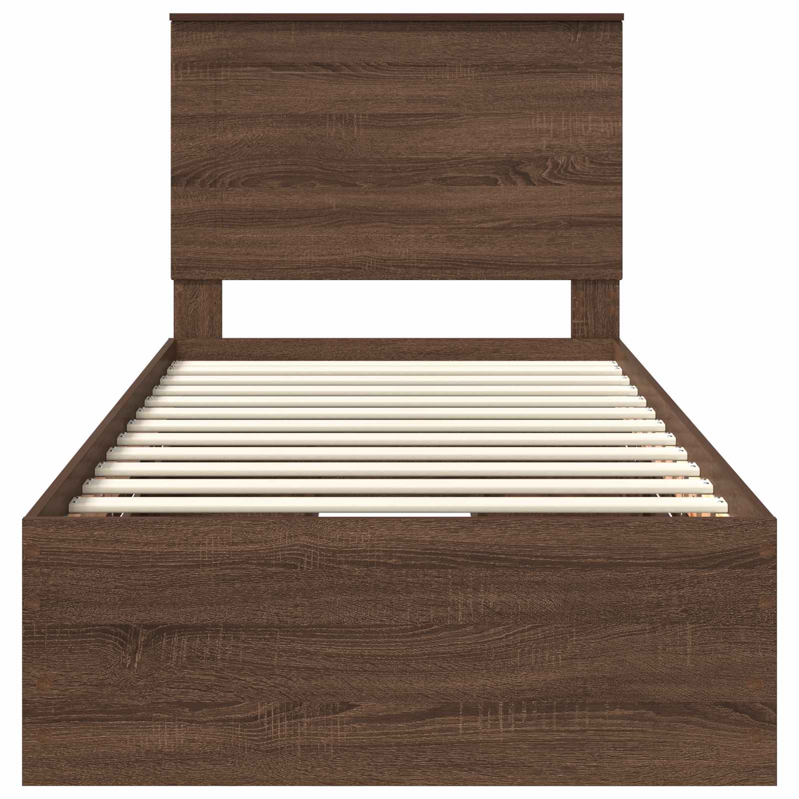 Struttura del letto con cassetto Rovere Marrone 90 x 200 cm | homemem39