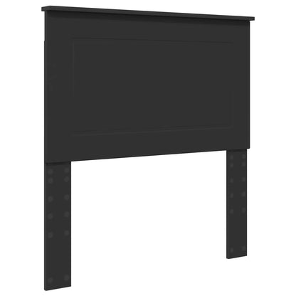 Struttura del letto Nero 75 x 190 cm Legno Ingegnerizzato | homemem39