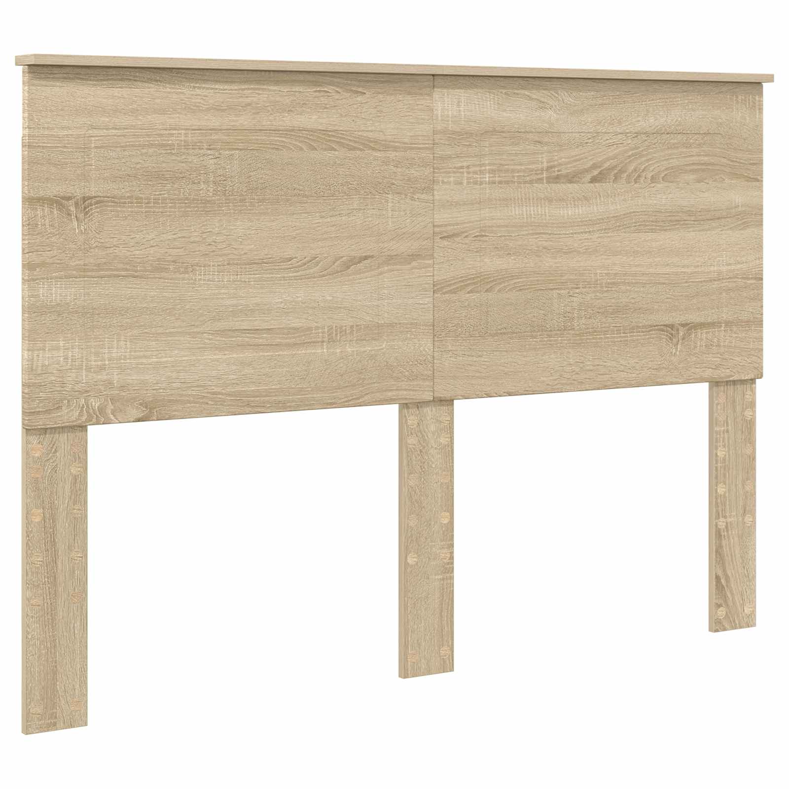 Letto con Contenitore con testiera Rovere Sonoma 140 x 190 cm | homemem39