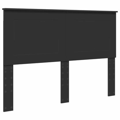 Struttura del letto Nero 140 x 190 cm Legno multistrato