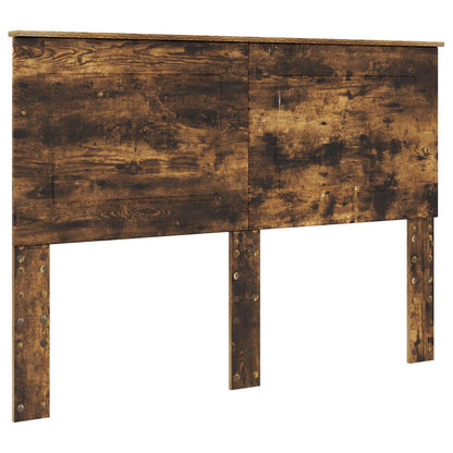 Struttura del letto Rovere fumé 140 x 200 cm Legno multistrato | homemem39