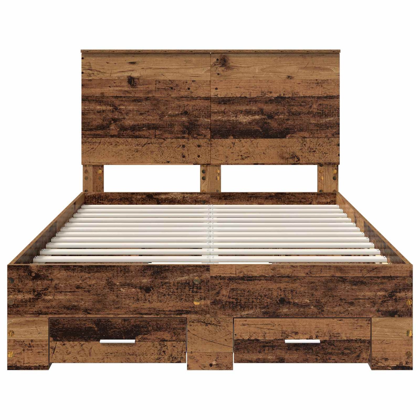 Struttura del letto con testiera Legno vecchio 120 x 190 cm | homemem39